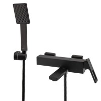 Смеситель для ванны чёрный с душем Koer KB-41009-05 KR3503